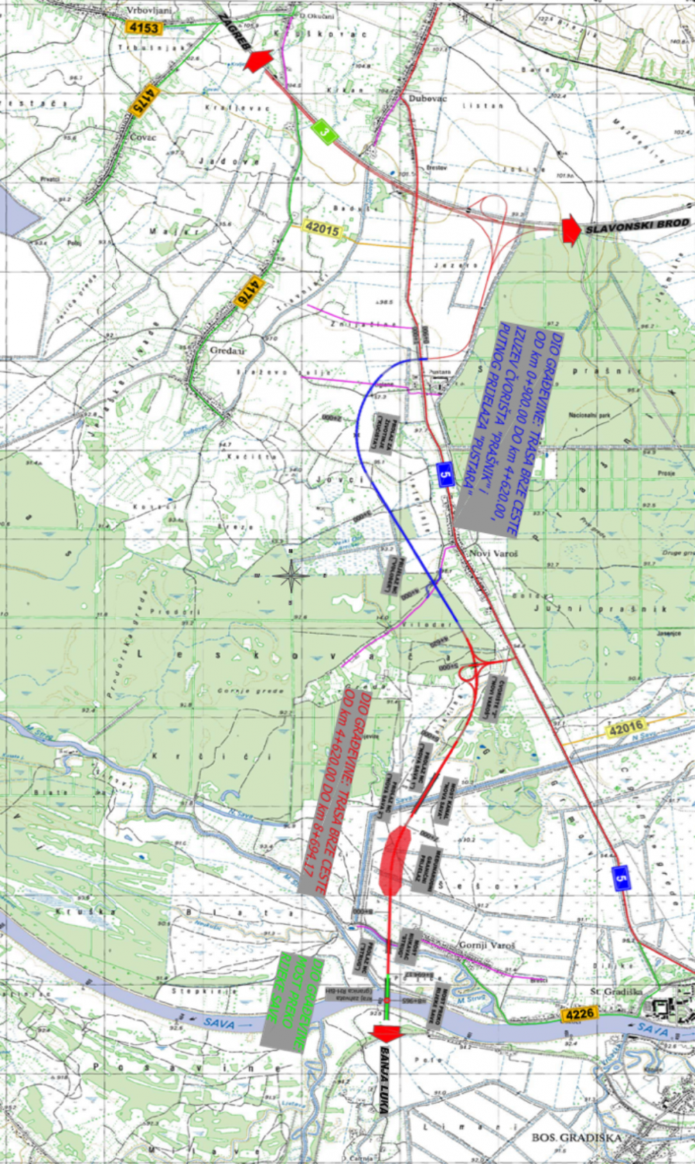 Presoja prometne varnosti nove hitre ceste Okučani &ndash; Bosanska Gradi&scaron;ka &ndash; E611