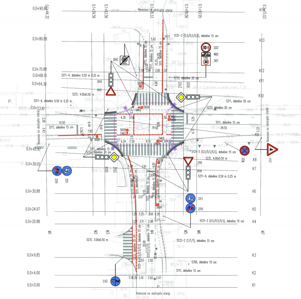 Ureditev križi&scaron;ča Melje v Mariboru