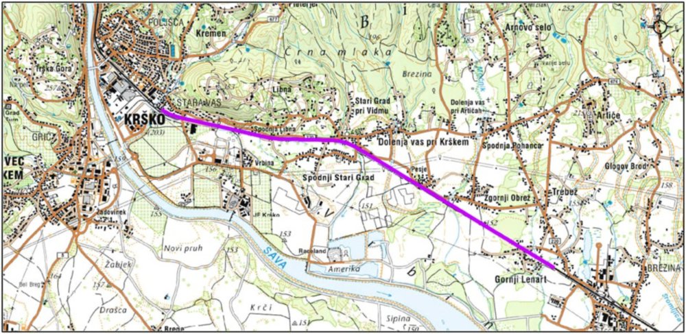 PHO in nadgradnja železni&scaron;ke proge na odseku d.m. Dobova &ndash; Zidani Most odsek Brežice - Kr&scaron;ko